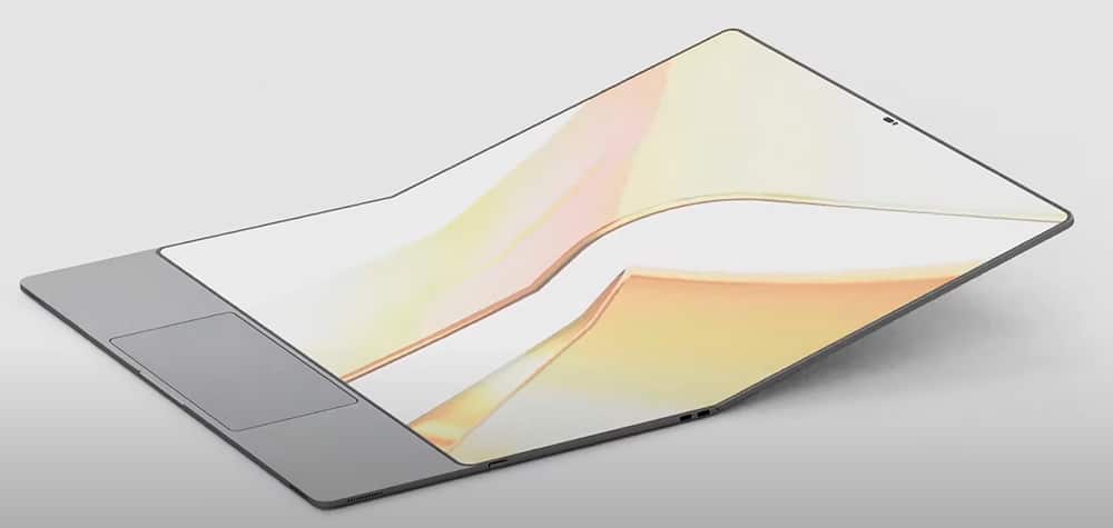 concepto MacBook plegable