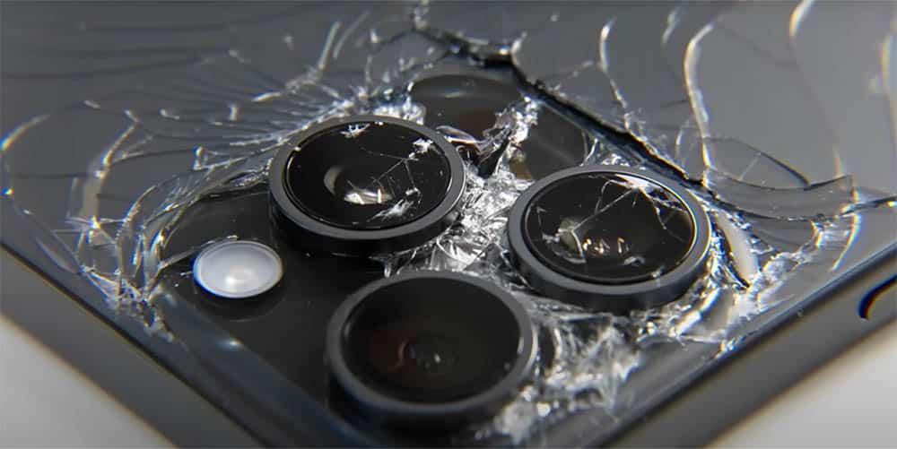 iPhone 15 Pro Max caída resistencia roto