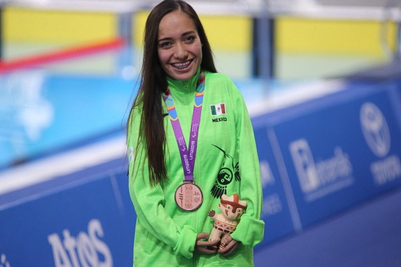 ¡México logra su primera medalla en Paralímpicos! Haidee Aceves gana plata en Para Natación FOTO CORTESÍA