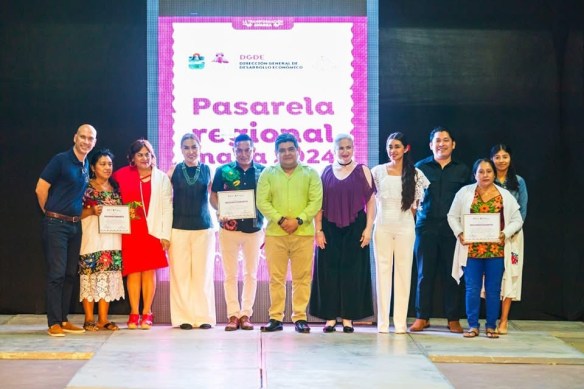 Celebran "Pasarela Regional Maya" en Tulum