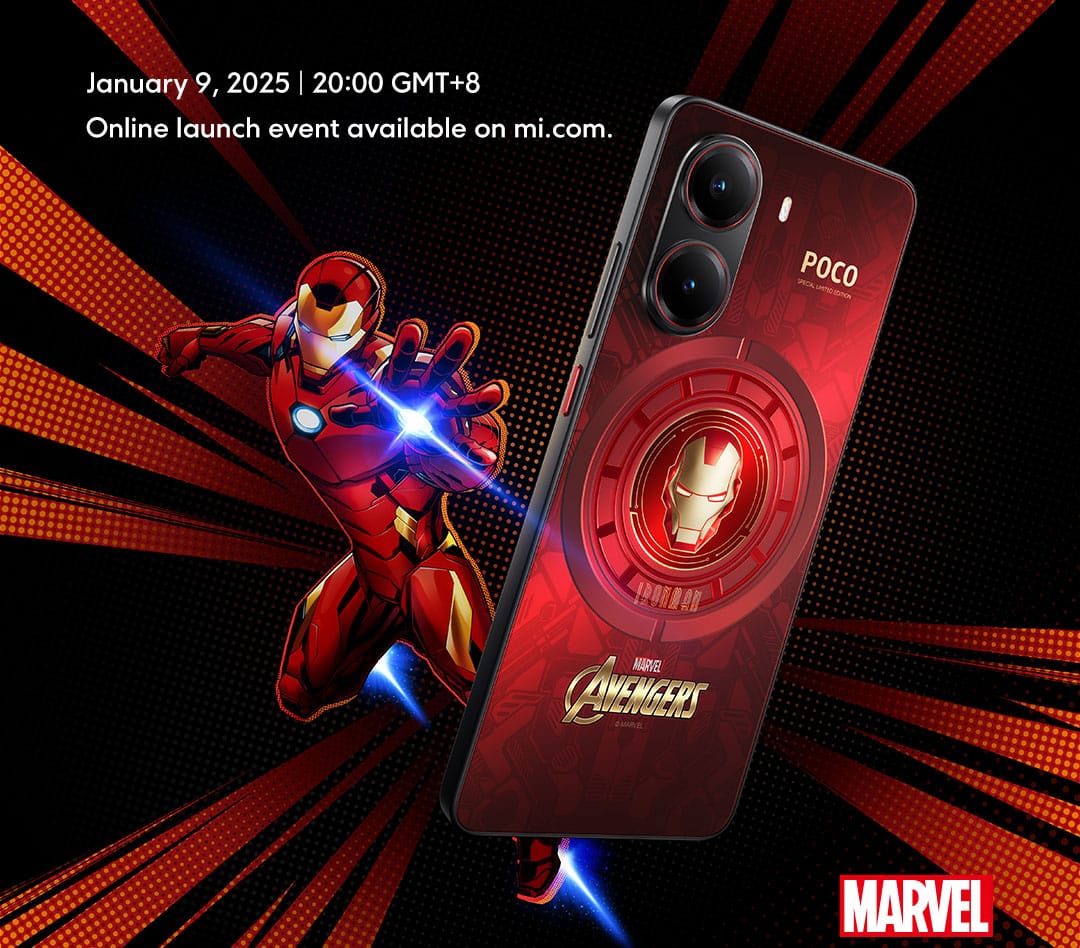 POCO X7 Pro edicion Iron Man